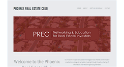 Desktop Screenshot of phoenixrealestateclub.com